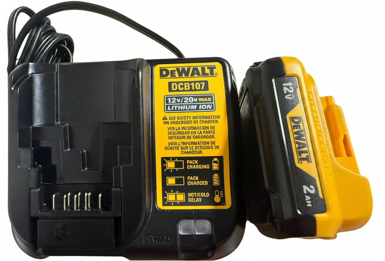 New Dewalt 12v Battery 2.0 AH and charger dcb107