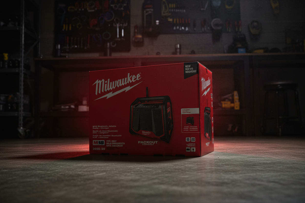 New Milwaukee 2956-20 M18 18V Bluetooth Jobsite Radio/Charger - Bare Tool