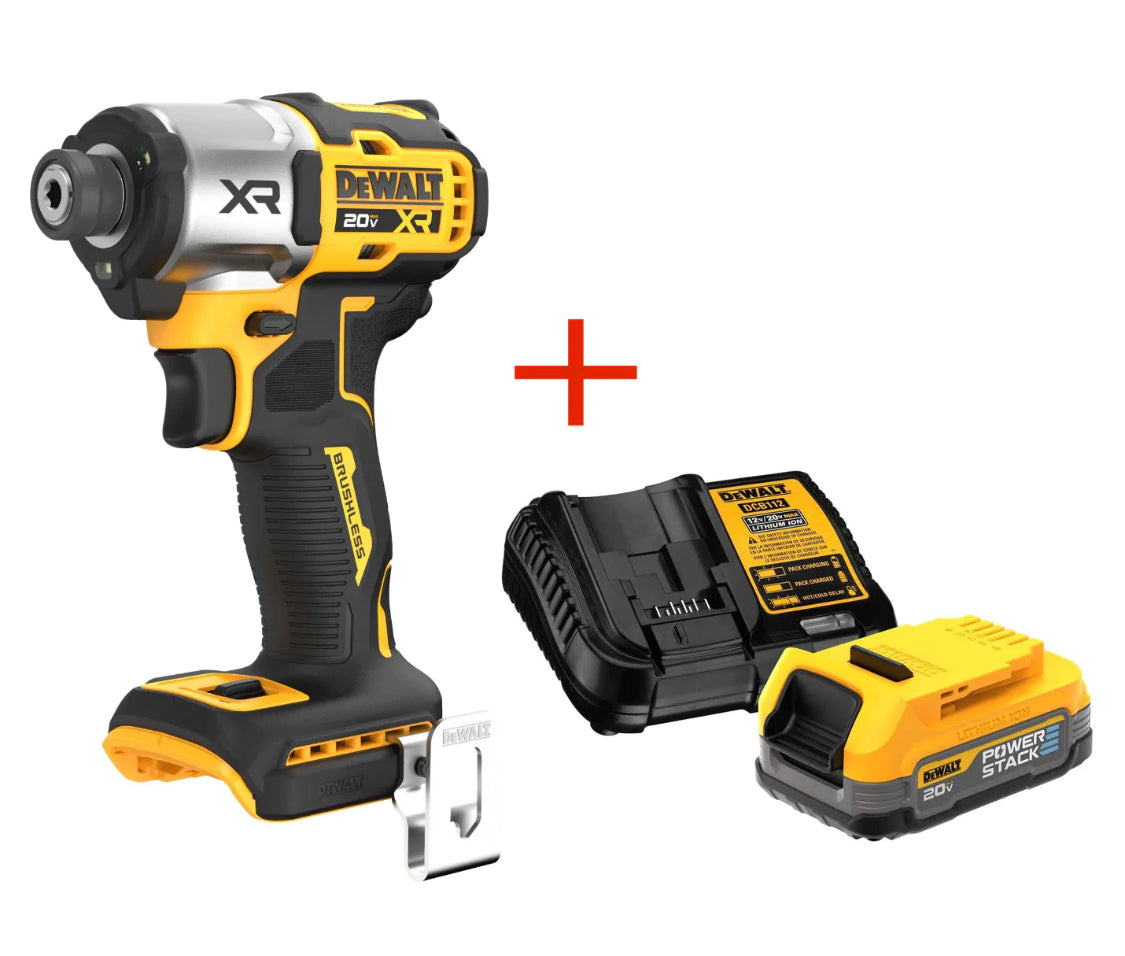 Dewalt XR Impact DCF845 + Dewalt Powerstack 1.7 Starter Kit