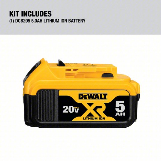 Open Box - DEWALT®, 20V MAX* 5 Ah, (1) Battery