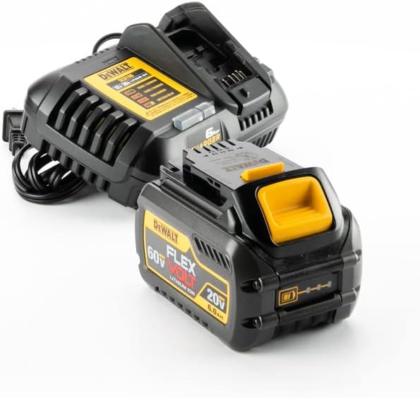 Open Box - DEWALT FLEXVOLT 20V/60V MAX Battery and Charger Starter Kit, Lithium Ion (DCB606C)