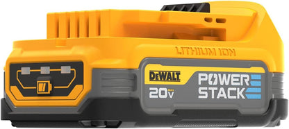 NEW DEWALT 20V MAX* Starter Kit with POWERSTACK™ Compact Battery and Charger (DCBP034C)