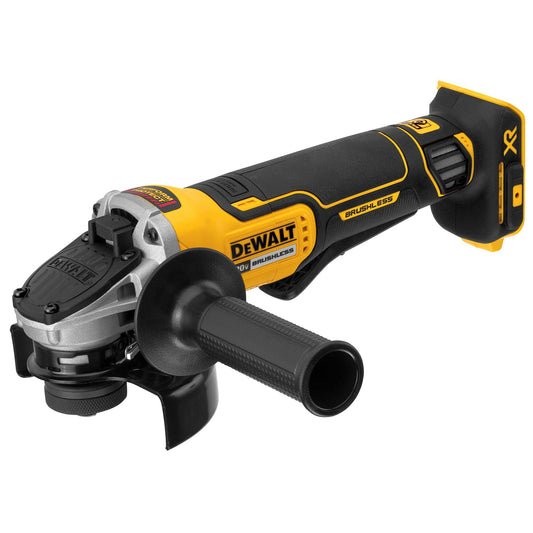 DEWALT 20V MAX* Angle Grinder Cordless Brushless, 4 1/2 Inch, with Paddle Switch and Kickback Brake, Tool Only (DCG413B)