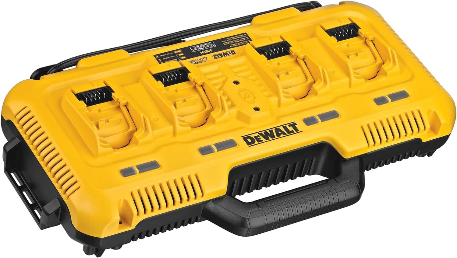 Open Box Dewalt DCB104D4 12V/20V/60V MAX Battery and 4-Port Charger