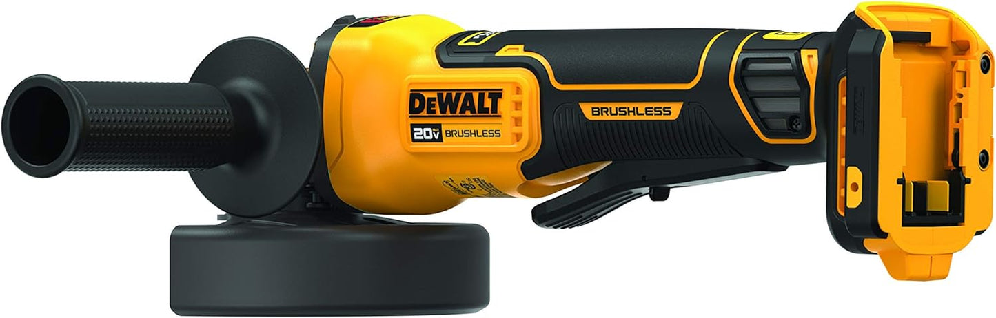 NEW DEWALT FLEXVOLT ADVANTAGE 20V MAX* Angle Grinder, Paddle Switch, 4-1/2-Inch to 5-Inch, Tool Only (DCG416B)