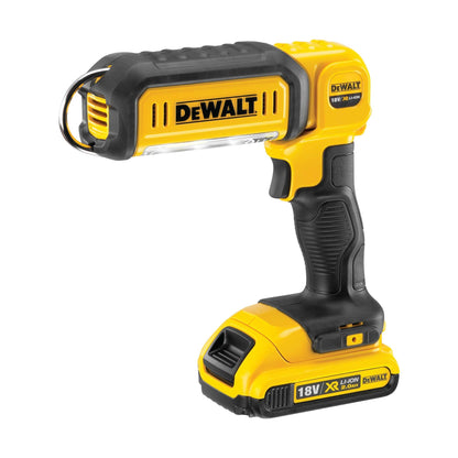 DEWALT 20V MAX LED Work Light, Rechargeable Flashlight, Pivoting Head, Bare Tool Only (DCL050)