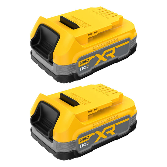 DEWALT 20V MAX POWERSTACK Lithium Ion Battery 2 Pack (DCBP034-2)