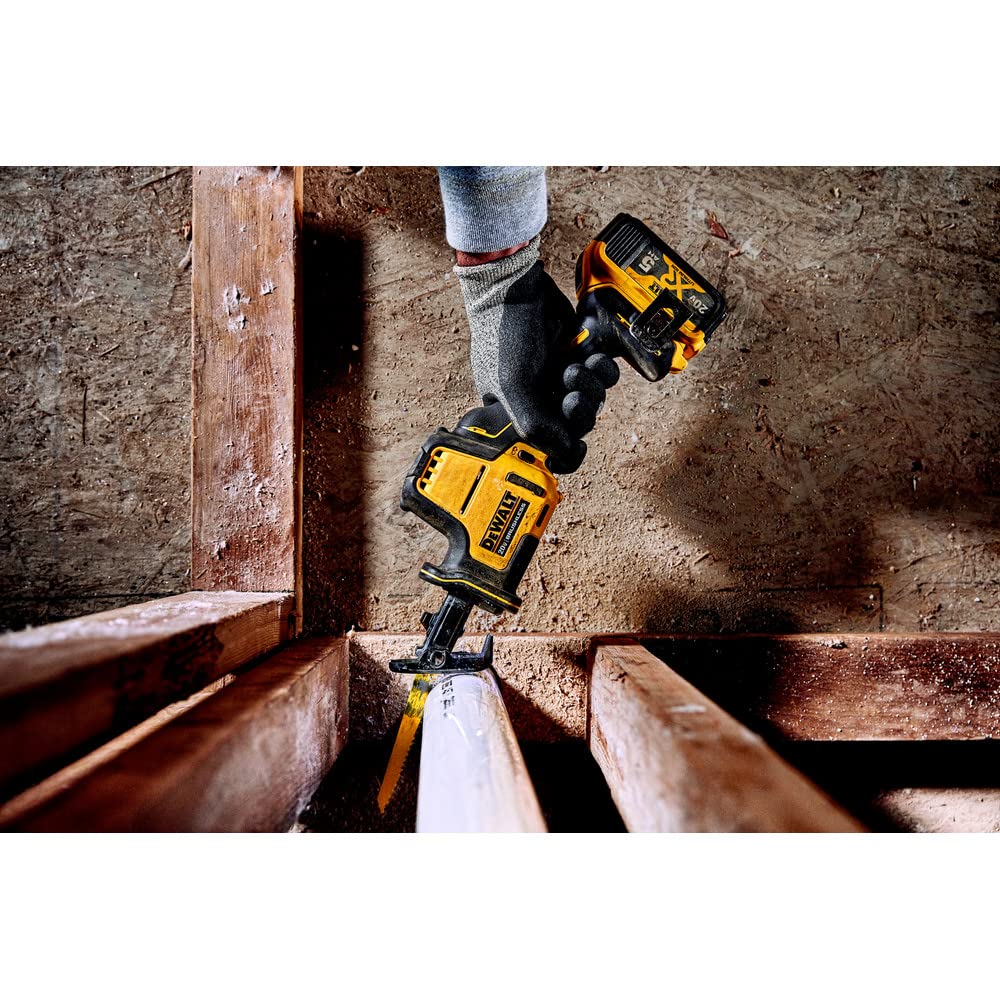 DEWALT ATOMIC 20V MAX* Reciprocating Saw, One-Handed, Cordless, Tool Only (DCS369B)