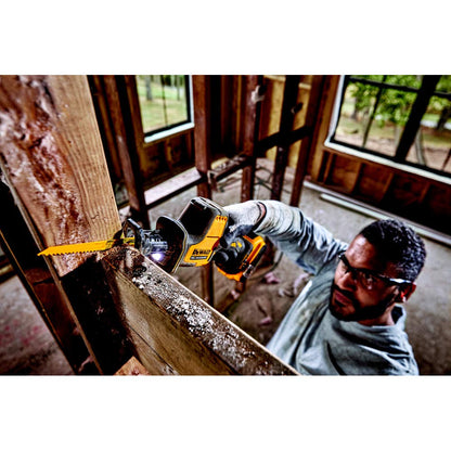 DEWALT ATOMIC 20V MAX* Reciprocating Saw, One-Handed, Cordless, Tool Only (DCS369B)