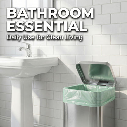 Small Trash Bags 1.2 Gallon: YHEEL Bathroom Trash Bags Unscented Small Garbage Bags Strong Leak-Proof Trash Liners for Office Bedroom - 150 Counts