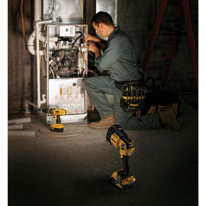 DEWALT 20V MAX LED Work Light, Handheld Spotlight with 508 Yard Distance, Pivoting Head, 1500 Lumens, Cordless, Battery Not Included (DCL043)
