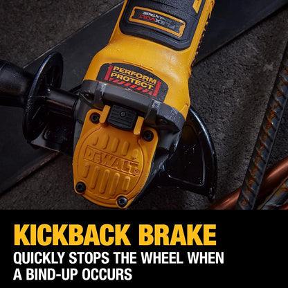 NEW DEWALT FLEXVOLT ADVANTAGE 20V MAX* Angle Grinder, Paddle Switch, 4-1/2-Inch to 5-Inch, Tool Only (DCG416B)