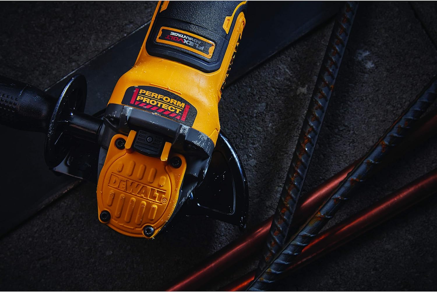 DEWALT FLEXVOLT ADVANTAGE 20V MAX* Angle Grinder, Paddle Switch, 4-1/2-Inch to 5-Inch, Tool Only (DCG416B)