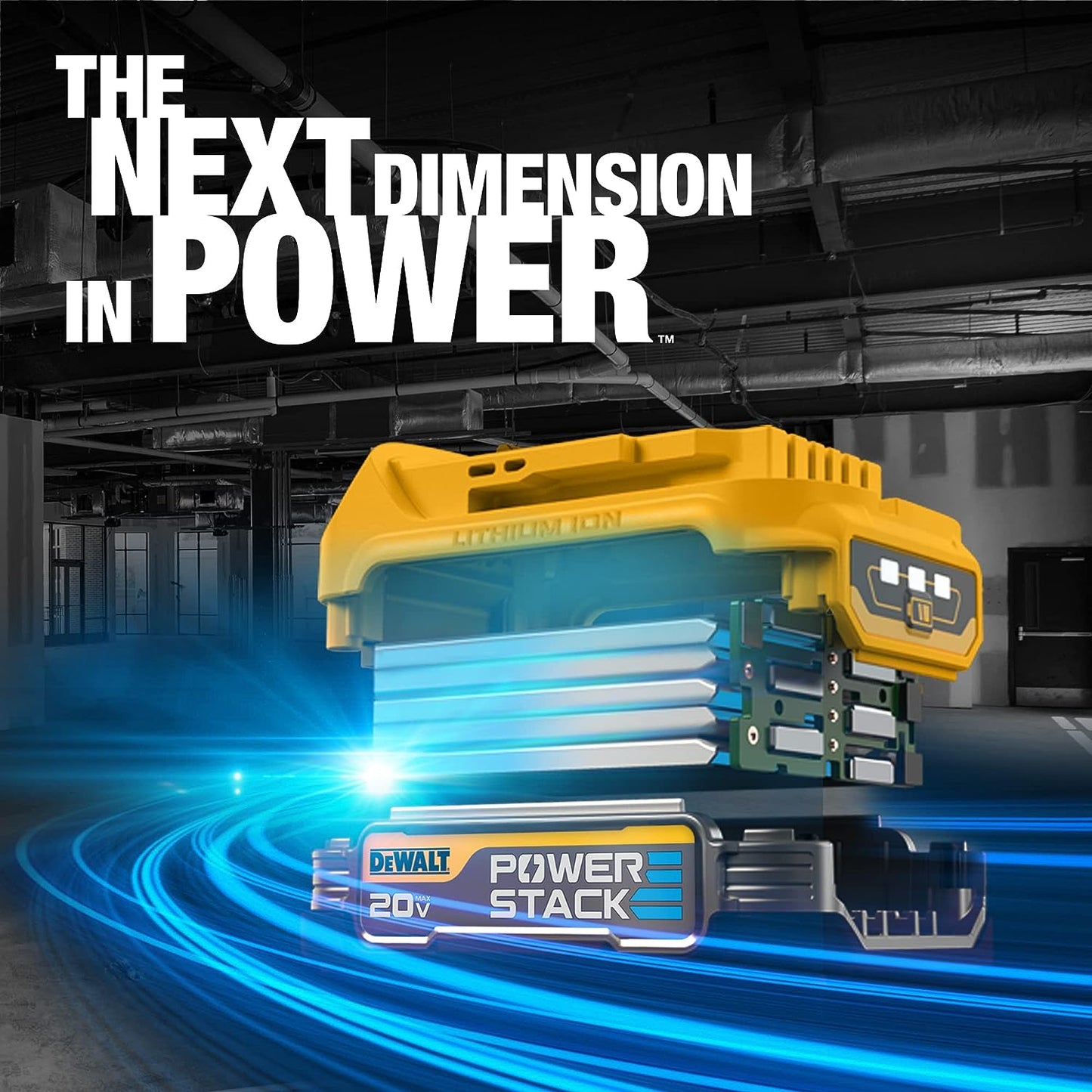 NEW DEWALT 20V MAX* Starter Kit with POWERSTACK™ Compact Battery and Charger (DCBP034C)