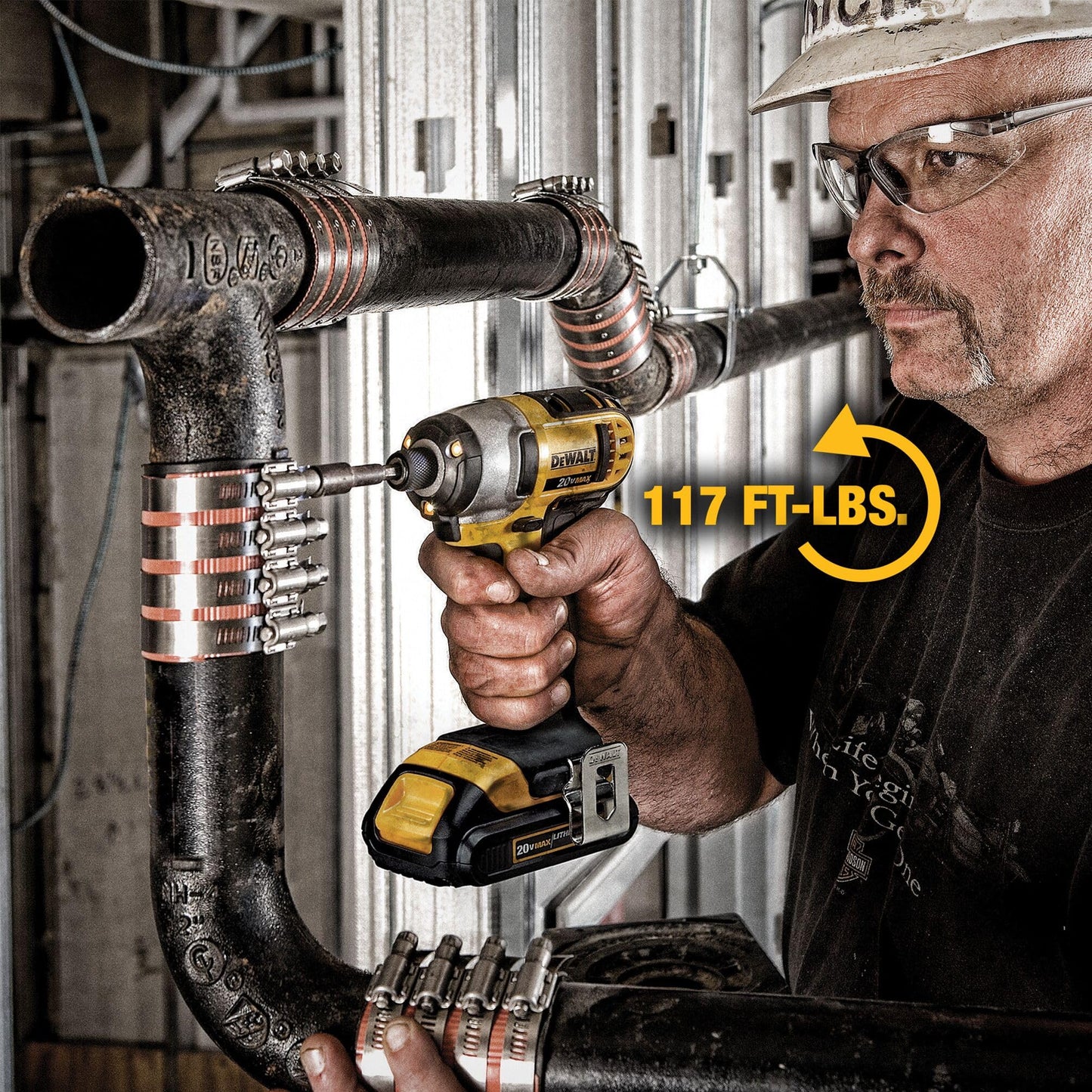 DEWALT 20V MAX Cordless Drill and Impact Driver, Power Tool Combo Kit , 2 Batteries, Charger and Bag (DCK240C2)