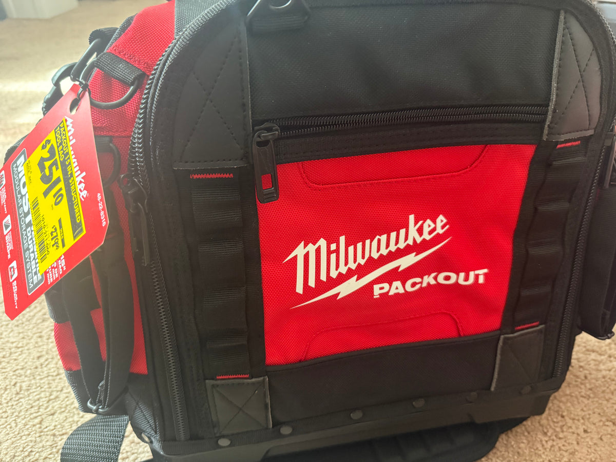 New Milwaukee Packout 15" Stuctured Tool Bag