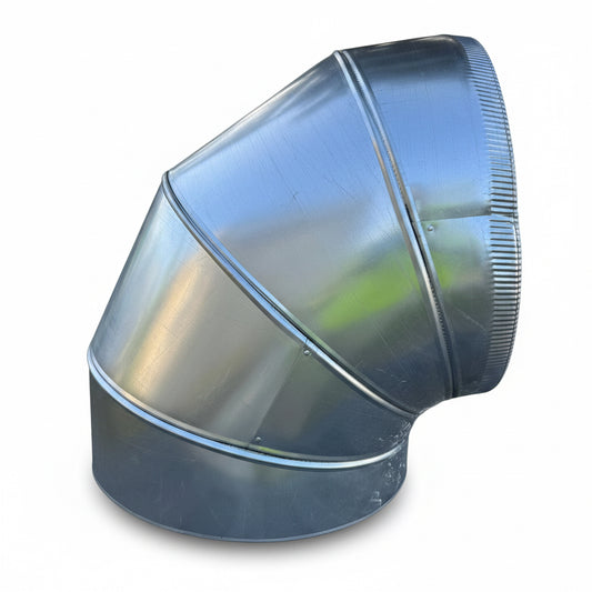 18" round Galvanized Elbow Snaplock 26Ga Adjustable