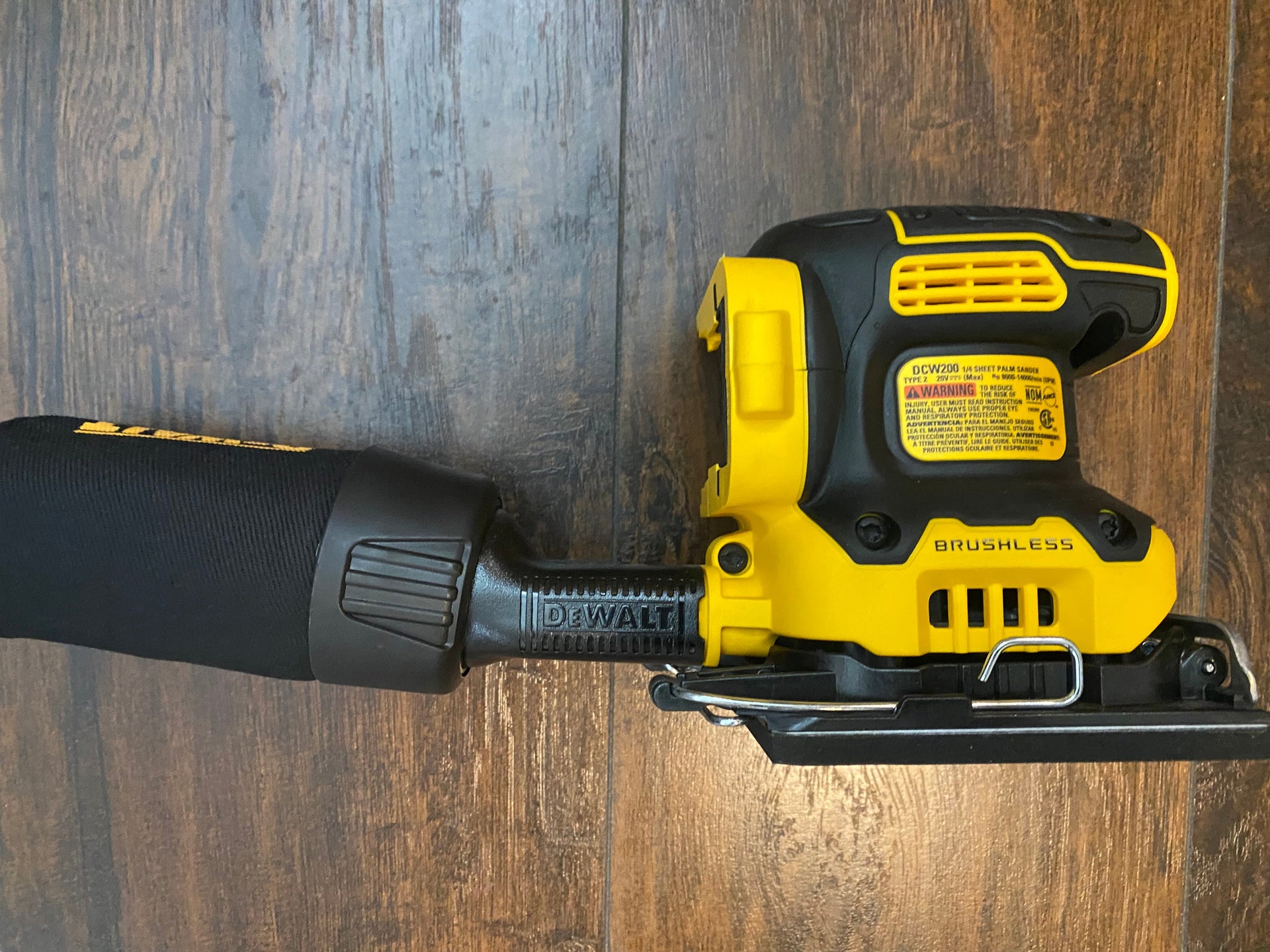 Open box Dewalt 20v XR brushless Palm Sander - Tool only