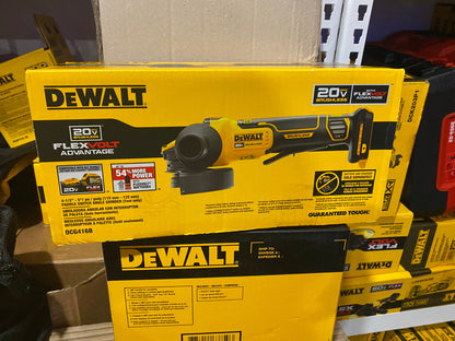 NEW DEWALT FLEXVOLT ADVANTAGE 20V MAX* Angle Grinder, Paddle Switch, 4-1/2-Inch to 5-Inch, Tool Only (DCG416B)