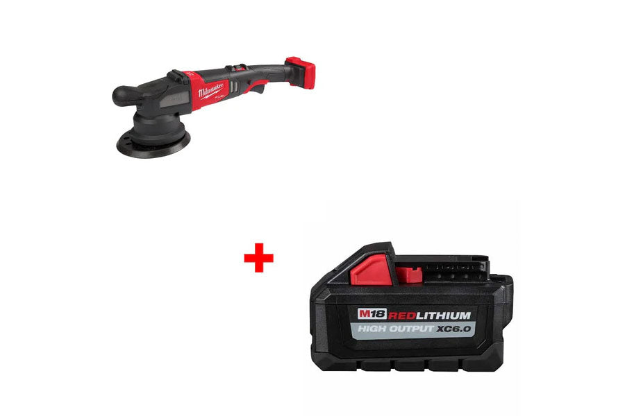 Milwaukee 2685-20 M18 FUEL Orbital Polisher w/ FREE 48-11-1865 M18 Battery Pack