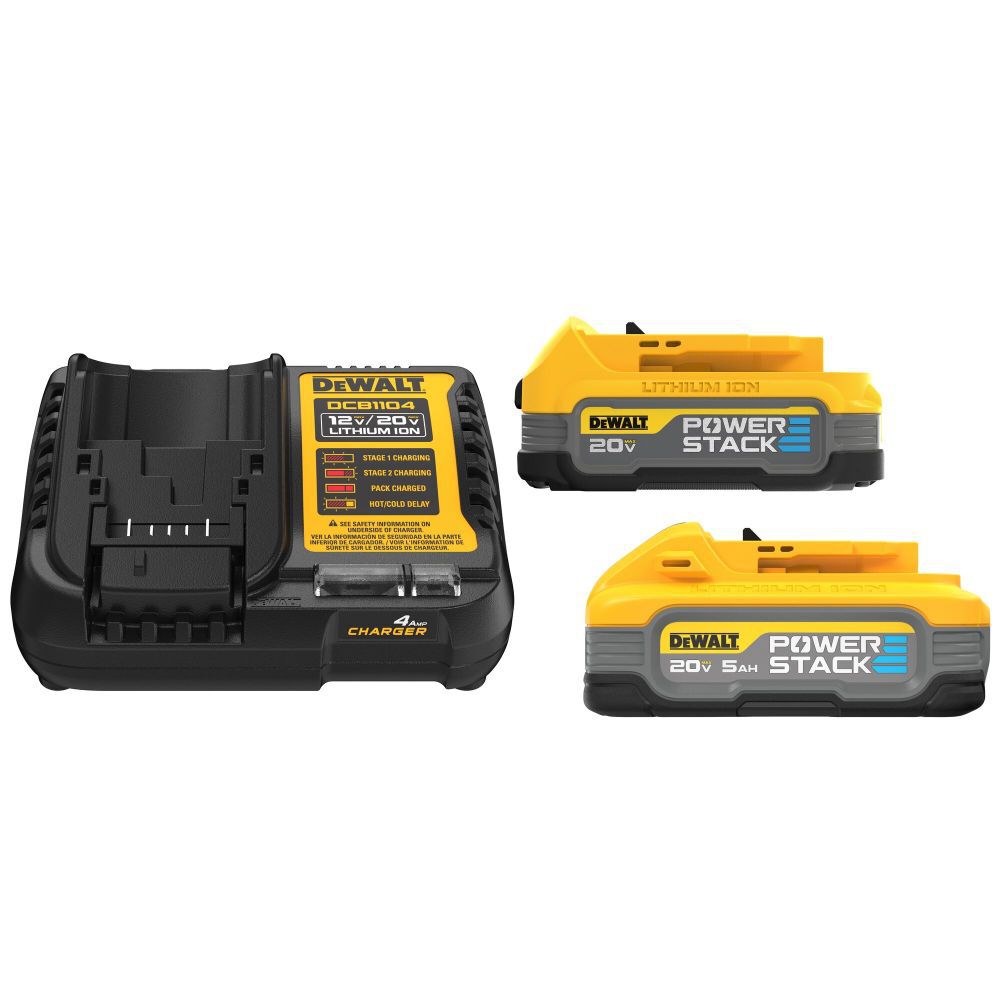 DeWalt 20V Powerstack Compact 1.7 Ah and 5.0 Ah Starter Kit DCBP315-2C