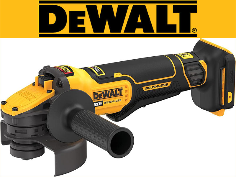 DEWALT FLEXVOLT ADVANTAGE 20V MAX* Angle Grinder, Paddle Switch, 4-1/2-Inch to 5-Inch, Tool Only (DCG416B)